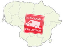 Nemokamas pristatymas visoje Lietuvoje